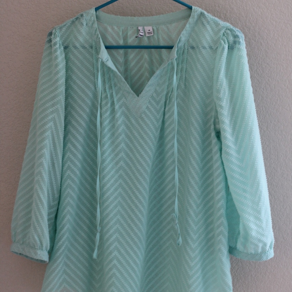 Elle Mint Green Blouse